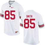 Men's Ohio State Buckeyes #85 L'Christian Smith White Nike NCAA College Football Jersey Summer QGX6544NY